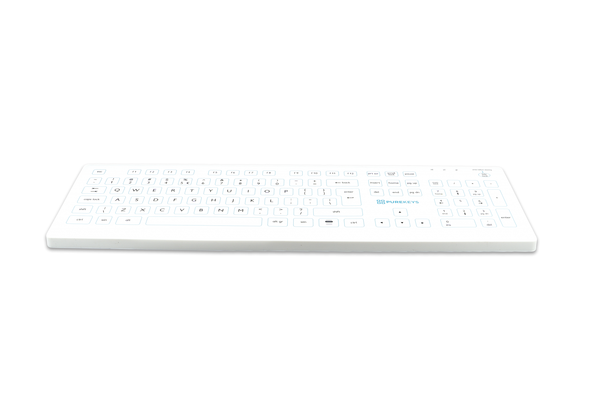 Medical keyboard full size - Purekeys.com